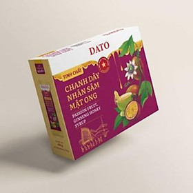 Tinh Chất Chanh Dây Nhân Sâm Mật Ong DATO. Không chất bảo quản, thanh nhiệt, giải độc, đẹp da, nâng cao sức khỏe