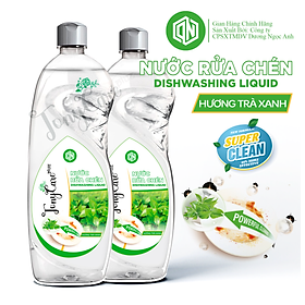 Nước rửa chén Tonycare 800ml - Hương Trà Xanh – Sạch dầu mỡ, dịu nhẹ da tay, an toàn cho sức khỏe – Chính hãng Tonycare