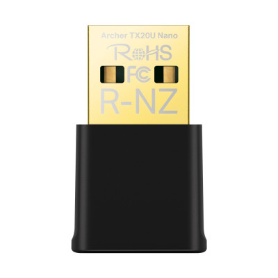 USB thu WIFI TP-Link Archer TX20U Nano | WIFI 6 AX1800 | Băng tần kép 2.4 & 5.0 | Dễ cài đặt | Bảo hành 2 năm | Hàng Chính Hãng