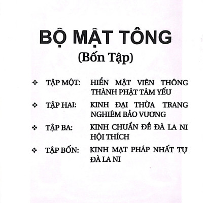 Bộ Mật Tông - QB