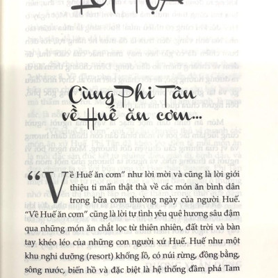Về Huế Ăn Cơm