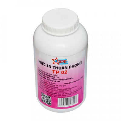 (BỘ 10 CHAI) Mực đổ Thuận Phong TP02 dùng cho máy in Samsung ML-1610/ 1620/ 2010/ 2020/ 2160/ 2165/ 1660/ 1666/ 1670/ 1860/ SCX-4321/ 4621/ 3400/ 3200/ Xpress M2020/ M2070/ M2625/ M2675/ M2885 - Hàng Chính Hãng