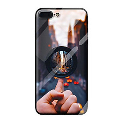 Ốp lưng kính cường lực cho iPhone 8 Plus CẢNH 1 - Hàng chính hãng