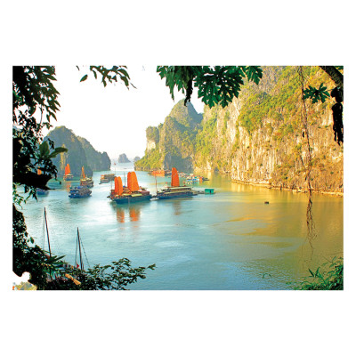Tranh xếp Hình Tia Sáng Vịnh Hạ Long (925 Mảnh Ghép)