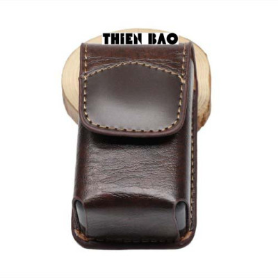 Bao da có đai đeo hông  BD99 chuyên dùng để đựng kính lão thị, viễn thị gấp gọn KT 8*4*3CM làm thủ công HANDMADE bằng tay chắc chắn