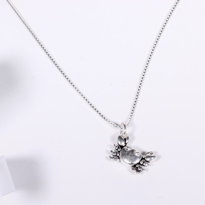 Dây chuyền bạc mặt con cua cung cự giải