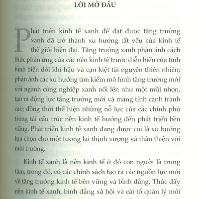 Phát Triển Kinh Tế Xanh Ở Nam Phi Và Nigeria: Gợi Ý Chính Sách Cho Việt Nam (Sách chuyên khảo) - PGS. TS. Lê Phước Minh chủ biên