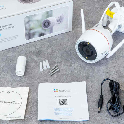 Camera Wifi Ngoài Trời Ezviz C3TN 3M 2K Siêu Nét Có Màu Ban Đêm - Hàng chính hãng