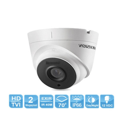 Camera HD-TVI Dome Hồng Ngoại 2MP HIKvision DS-2CE56D0T-IT3 - Hàng Chính Hãng