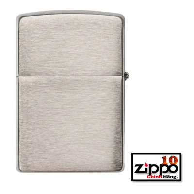 Bật lửa Zippo 200 (Zippo Brushed Chrome) - Chính Hãng 100%