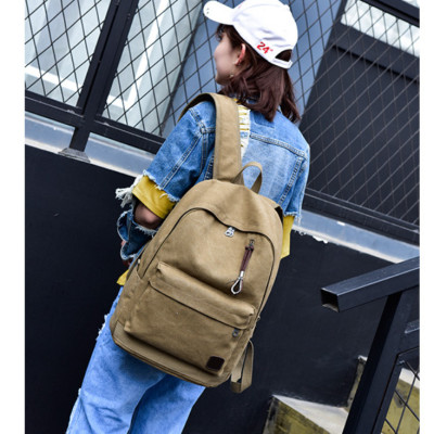 Balo nam nữ đi học đi làm đi chơi vải canvas cao cấp phong cách mới 15,6"