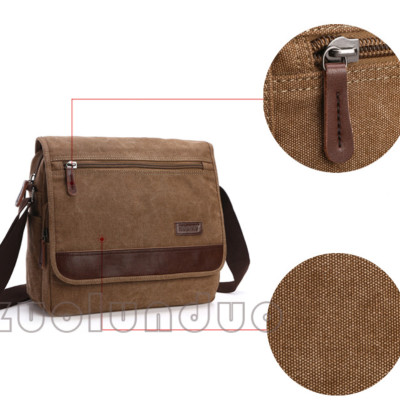 Túi đeo chéo đeo vai nam vải canvas cao cấp phong cách mới