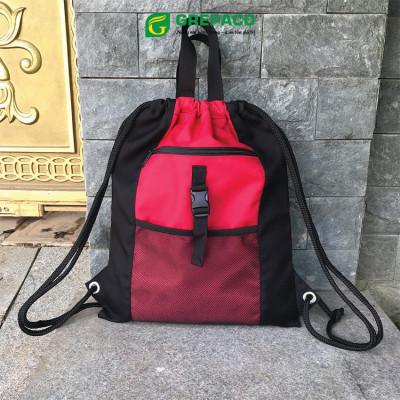 Balo Túi Dây Rút Grepaco Vải Dù Bố Canvas Cao Cấp Chống Thấm Nước Mềm Mịn Phong Cách Thời Trang Hàn Quốc Unisex Nam Nữ Đi Học, Chơi, Du Lịch - Hàng Chính Hãng