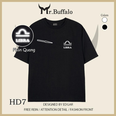 Áo Thun Mr.Buffalo 12 cung hoàng đạo Tshirt Cotton 100% Unisex Form Oversize Local Brand HD1-12