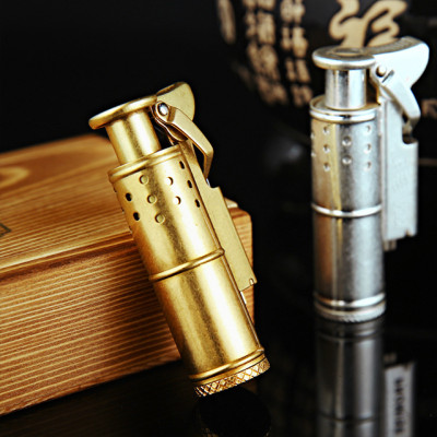 Vỏ Hột Quẹt Bật Lửa Cối Xăng Đá Spark SP01 Thiết Kế Kiểu Cổ Điển Đẹp Độc Lạ - Dùng Xăng Bấc Đá Cao Cấp