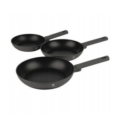 Chảo rán Berlinger Haus BH/8113 24cm màu than đen – Antracit Collection Hàng chính hãng