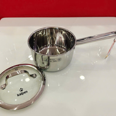 Quánh inox 3 lớp liền khối Kalpen Emer EM16 size 16cm - Hàng Đức, bảo hành 30 năm