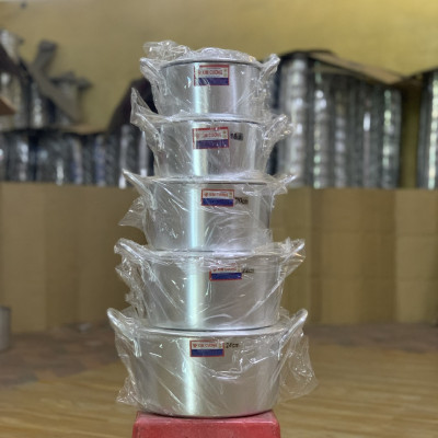 Bộ nồi Kim Cương ( ĐB ), (16, 18, 20, 22, 24cm) NN5DB,  bộ nồi gồm 5 cái size 16cm, 18cm, 20cm, 22cm, 24cm
