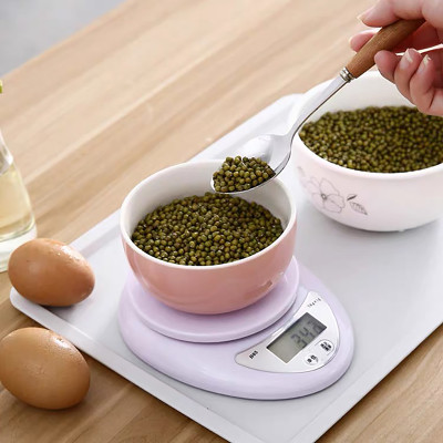 Cân điện tử mini nhà bếp, cân thực phẩm nguyên liệu làm bánh, trà sữa tặng kèm móc treo siêu dính 10kg