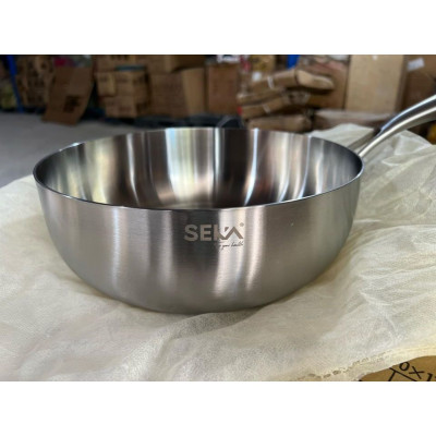Chảo Tuyết Inox Sâu Lòng SEKA SK6030 Chảo Chống Dính Đúc Nguyên Khối - Hàng Chính Hãng