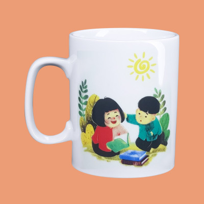 Ca cao 3 in thiếu nhi Long Phương họa tiết vẽ tay ngộ nghĩnh