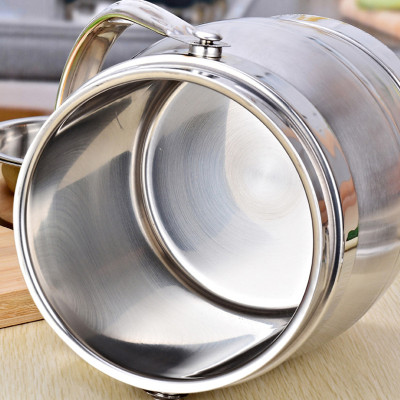  Cặp Lồng Inox 3 Tầng 1.4 - 2 Lít -Cặp Lồng  Đựng Cơm Cháo Phở Giữ Nhiệt Cao Cấp - Cà Mên Inox - Hàng Loại 1 - Chính Hãng MINIIN