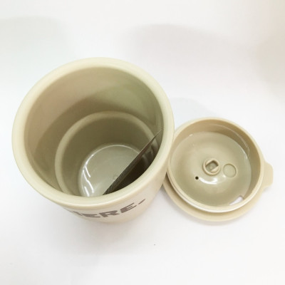 Combo 02 Cốc uống nước nắp xoay Inomata HERE có chỗ cắm ống hút - Nội địa Nhật Bản