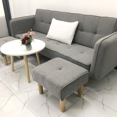 Bộ ghế sofa giường sofa bed tay vịn phòng khách sopha sivali08 salon