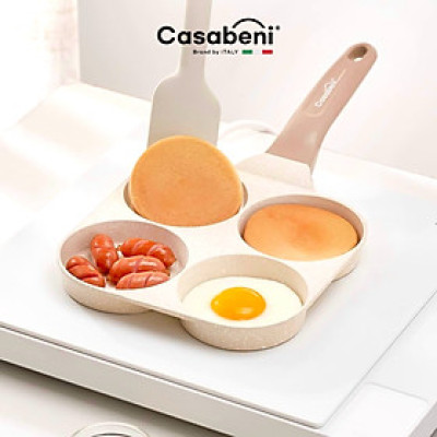 Chảo 4 ngăn Casabeni IH chống dính by Italy Hàng chính hãng