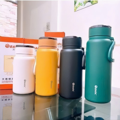 Bình giữ nhiệt nóng lạnh cao cấp BAOL WL32 inox304 có quai xách sang trọng dung tích 1280ml (Tặng kèm quà tri ân)- Hàng chính hãng