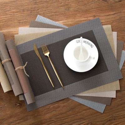 Combo 6 Tấm lót bàn ăn,LUXURY  tấm trải bàn ăn cách nhiệt sang chảnh sạch sẽ dễ vệ sinh KT 30x45cm