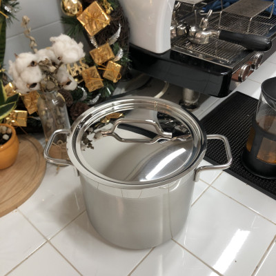 Nồi Inox 304 hiệu Berndorf Sandrik - Casserole with Lid