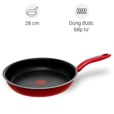 Chảo nhôm chống dính đáy từ 28cm TEFAL So Chef G1350695 - Hàng chính hãng