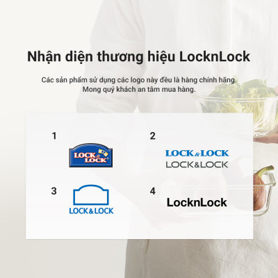Ly nhựa 2 lớp Lock&Lock màu tím xanh HAP522VOL 750ml - Hàng chính hãng, có ống hút, có nắp đậy - JoyMall