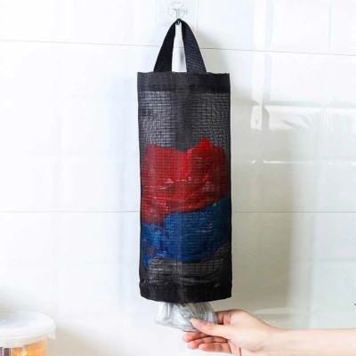 Túi Lưới Treo Tường Đựng Bọc Rác/Túi Rác - Túi Lưới Đựng Bao Nilon Treo Tường, giỏ Lưới Đựng Túi Rác Dạng Ống Dài Tiện Lợi - Tặng Kèm Móc Treo - HÀNG CHÍNH HÃNG MINIIN