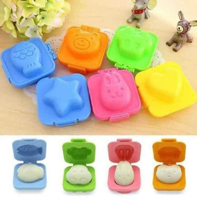 Bộ 8 Khuôn Làm Cơm, Ép Trứng Bento, Làm Bánh Tạo Hình Ngộ Nghĩnh Kích Thích Cho Bé Ăn-Chất Lượng An Toàn- Chính Hãng MINIIN