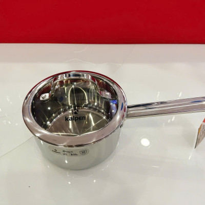 Quánh inox 3 lớp liền khối Kalpen Emer EM16 size 16cm - Hàng Đức, bảo hành 30 năm
