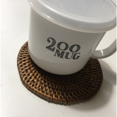 Bộ 01 Cốc nhựa uống nước nắp mềm màu trắng Nakaya 200ml + 01 Cốc nhựa uống nước nắp mềm Nakaya 300ml - Made in Japan