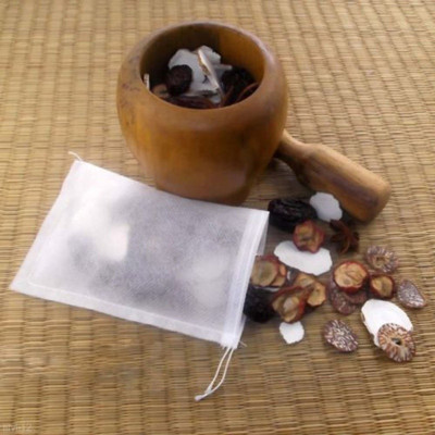 Túi vải không dệt, túi lọc trà , túi đựng hạt hút ẩm size 5x7 cm (100 túi)