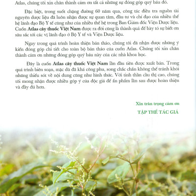 ATLAS CÂY THUỐC VIỆT NAM , TẬP 1 (Atlas Of Medicinal Plants In Vietnam, Volume 1) - Bìa cứng
