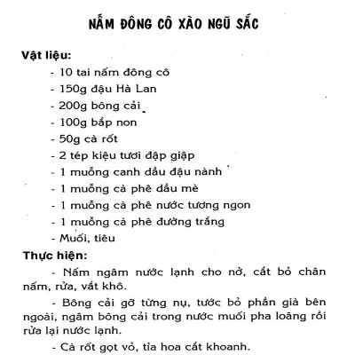 Các Món Ăn Chay