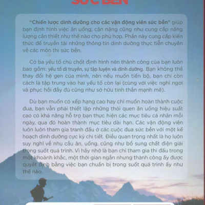 Chiến Lược Dinh Dưỡng Cho Các Vận Động Viên Sức Bền - Ăn Uống Thông Minh, Tập Luyện Thông Minh, Thi Đấu Thông Minh