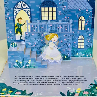 Sách tương tác thiếu nhi tiếng Anh - Cinderella Fairy Tale Pop Up