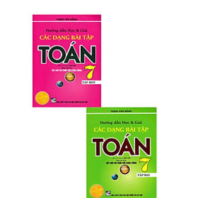 Combo Hướng Dẫn Học & Giải Các Dạng Bài Tập Toán Lớp 7 - tập 1 + Tập 2 (bám sát sách giáo khoa kết nối tri thức với cuộc sống)
