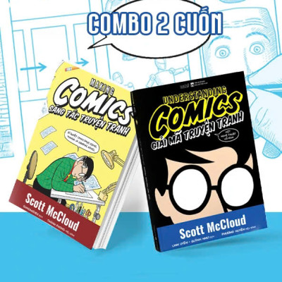 (Combo 2 cuốn) SÁNG TÁC TRUYỆN TRANH, GIẢI MÃ TRUYỆN TRANH - Scott McCloud - Du Bút