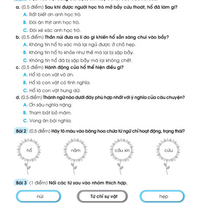 Đề Ôn Luyện Và Tự Kiểm Tra Tiếng Việt Lớp 2 - Tập 1