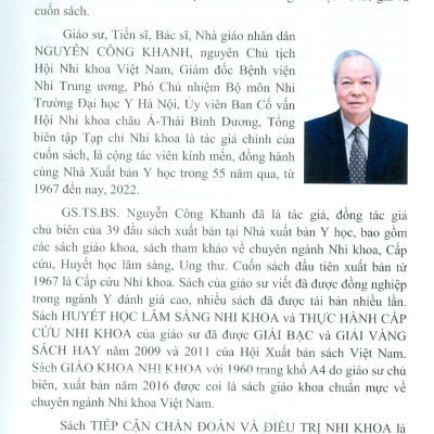 Tiếp Cận Chẩn Đoán Và Điều Trị NHI KHOA (Xuất bản lần thứ ba có sửa chữa và bổ sung - năm 2022) (Bìa cứng)