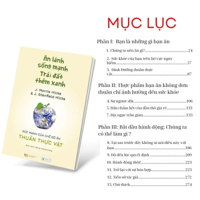 Sách Ăn lành sống mạnh, trái đất thêm xanh