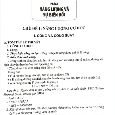 Bồi Dưỡng Theo Chủ Đề Kiến Thức Cơ Bản Và Nâng Cao Vật Lý 9 (Biên Soạn Theo Chương Trình Giáo Dục Phổ Thông Mới)
