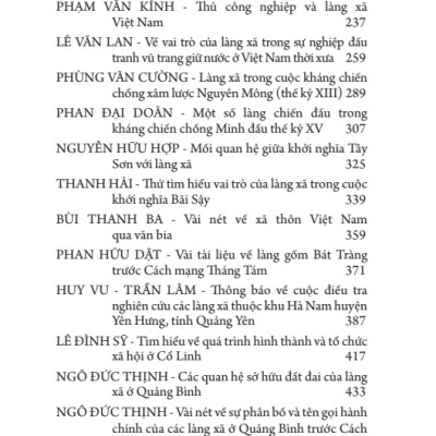 Combo 2 tập: Nông Thôn Việt Nam Trong Lịch Sử